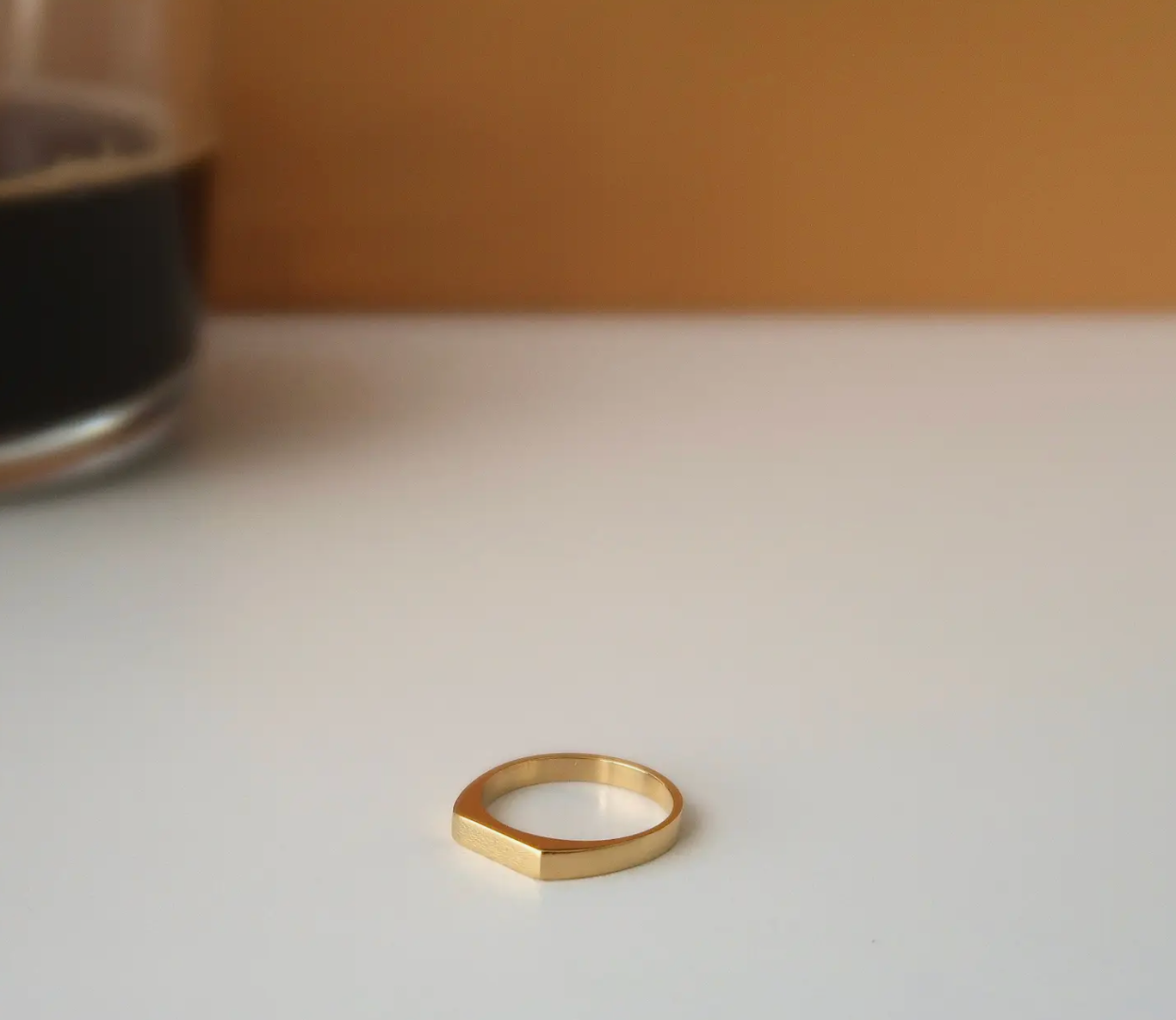 18K Gold Filled Band Ring